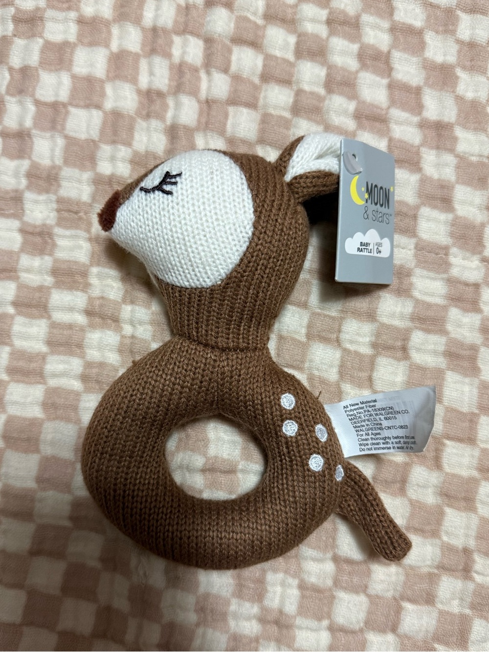 Deer Baby Rattle